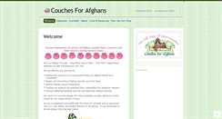 Desktop Screenshot of couchesforafghans.com